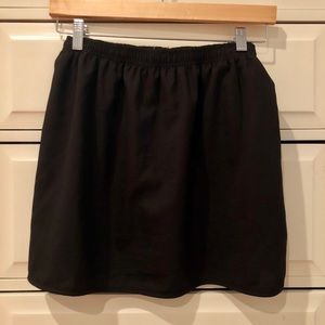 The Cue by Cher Qu black mini skirt